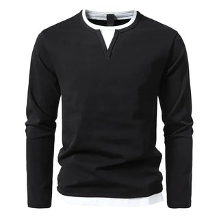 Alwin | Premium Langarmshirt aus gekämmter Baumwolle