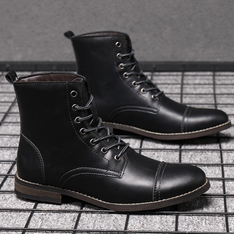 Morgan | Kunstleder Stiefeletten | Handgefertigte Schuhe