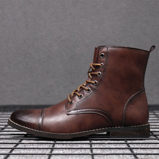 Morgan | Kunstleder Stiefeletten | Handgefertigte Schuhe