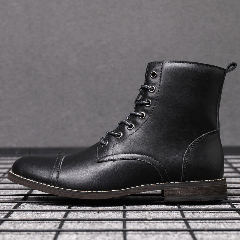 Morgan | Kunstleder Stiefeletten | Handgefertigte Schuhe