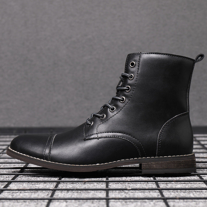 Morgan | Kunstleder Stiefeletten | Handgefertigte Schuhe