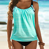 Augustus - Unifarbener Tankini mit Leopardenmuster