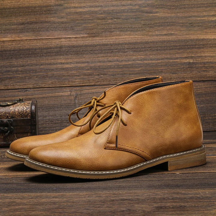Herold™ | Leder Chukka Stiefel | Handgefertigte Schuhe