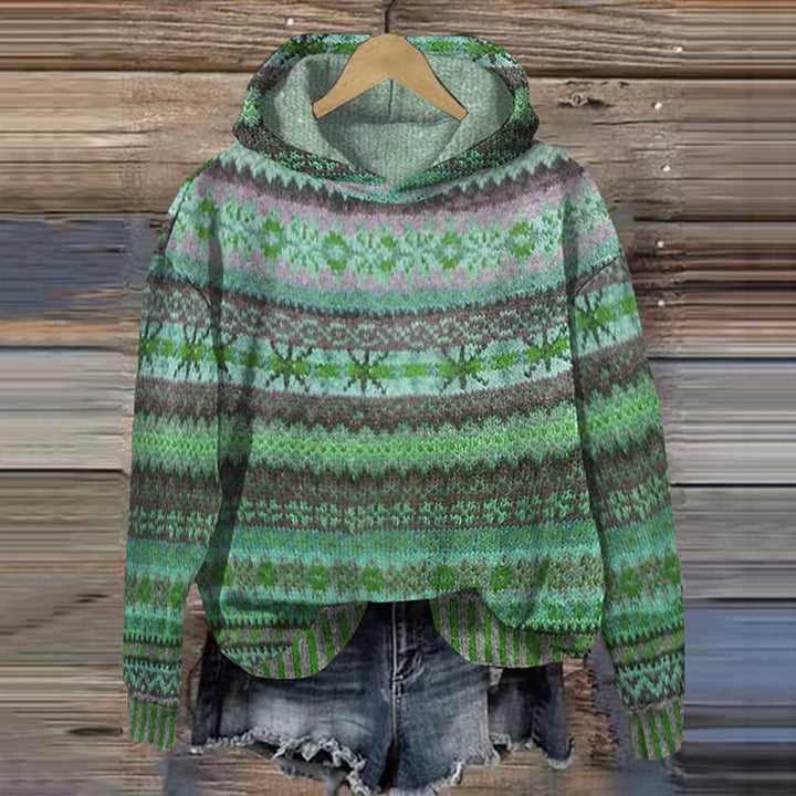 Anja™ - Gemütlicher Ethno-Pullover