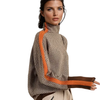 Lindemann Atelier | Malou – Rollkragenpullover mit Kontraststreifen