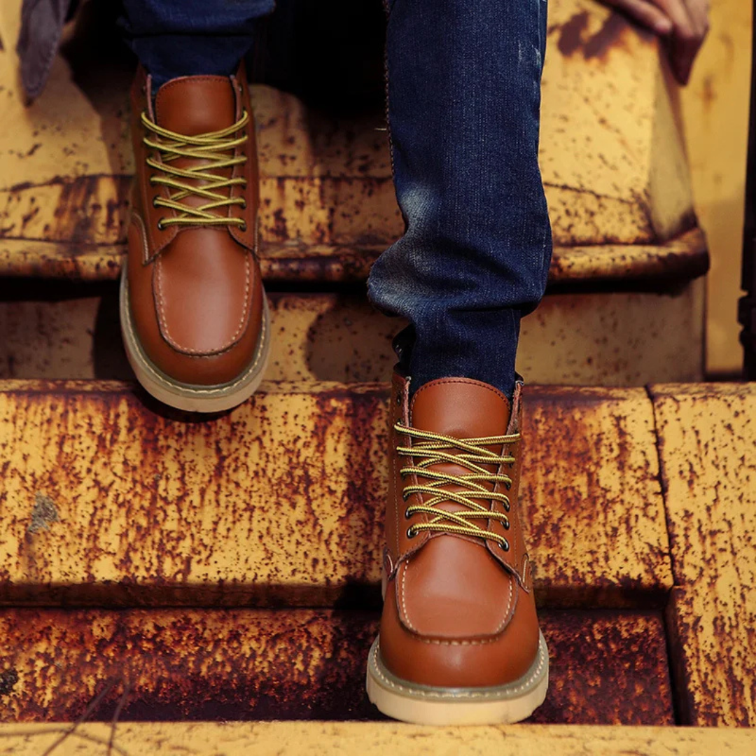 Cole™ | Vintage-Lederstiefel | Handgefertigte Schuhe