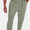 NICHOLS | WEITE LEINENHOSE MIT KORDEL