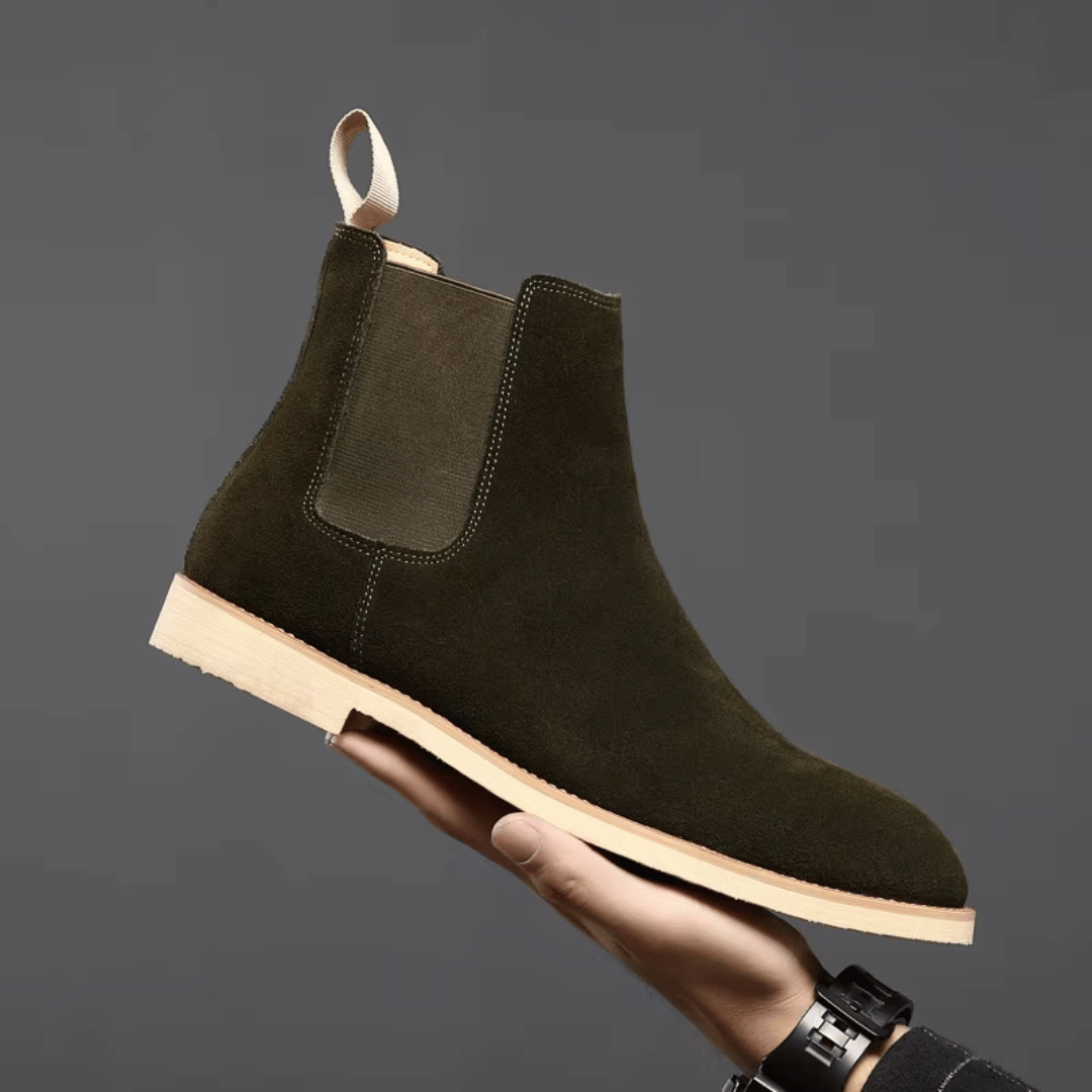 Bradley | Wildleder Chelsea Boots | Handgefertigte Schuhe