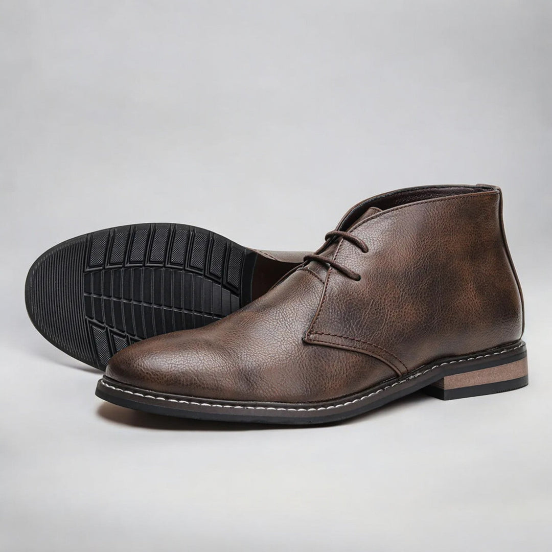 Herold™ | Leder Chukka Stiefel | Handgefertigte Schuhe
