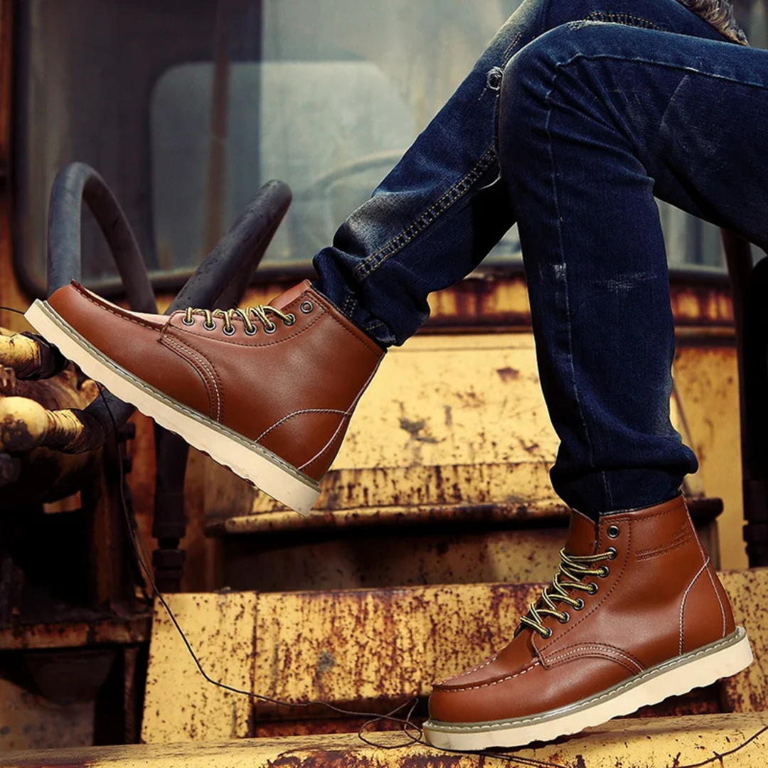 Cole™ | Vintage-Lederstiefel | Handgefertigte Schuhe