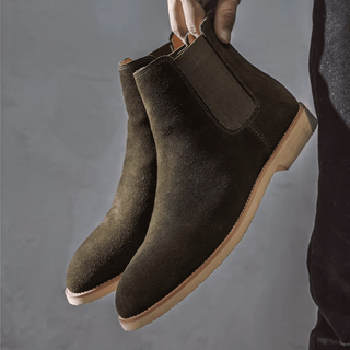 Bradley | Wildleder Chelsea Boots | Handgefertigte Schuhe