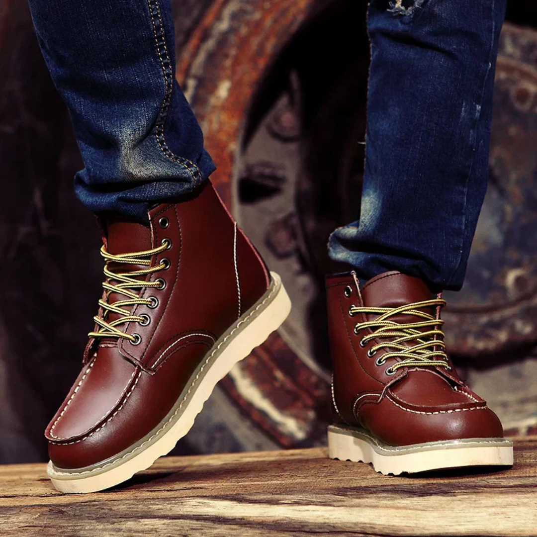 Cole™ | Vintage-Lederstiefel | Handgefertigte Schuhe