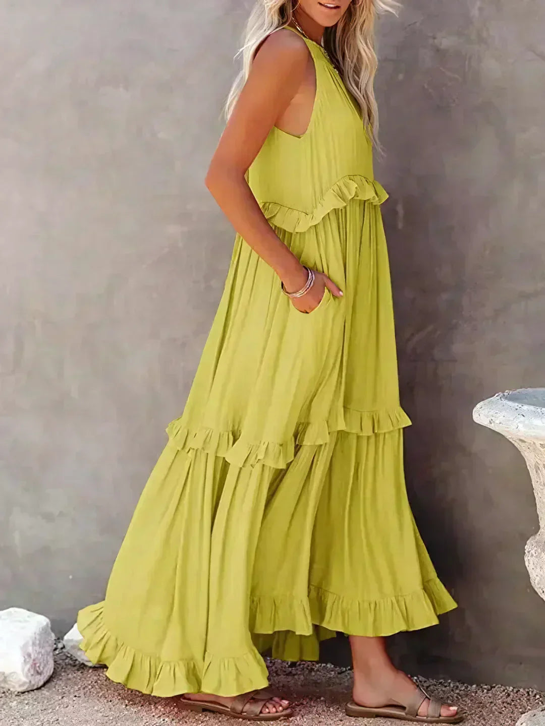 Dylilah | Kleid mit Rüschensaum
