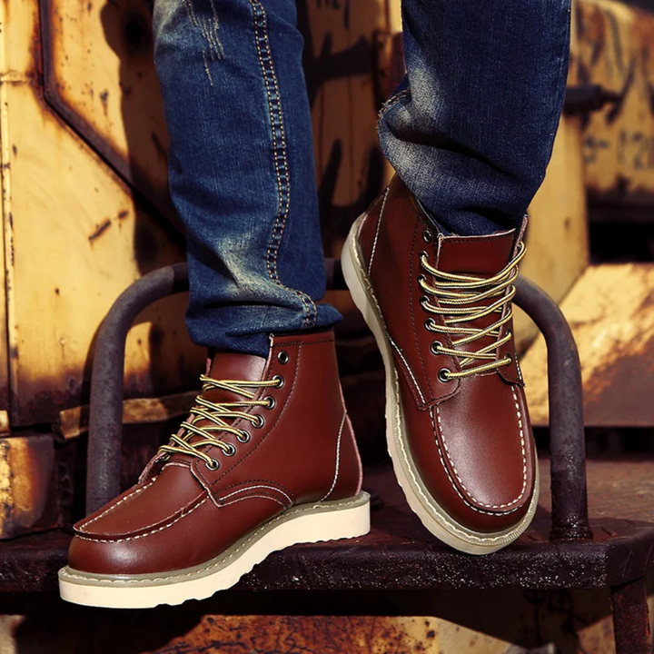 Cole™ | Vintage-Lederstiefel | Handgefertigte Schuhe