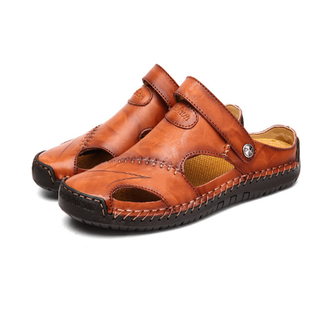 Chris™ | Orthopädische Leder-Sandalen | Handgefertigte Schuhe