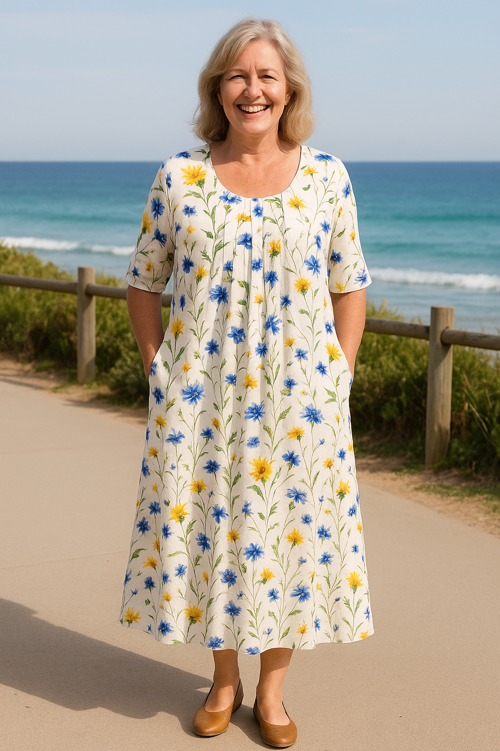 Ivryrose | Kleid - Eleganter Fluss – Bauchfreundliches Design