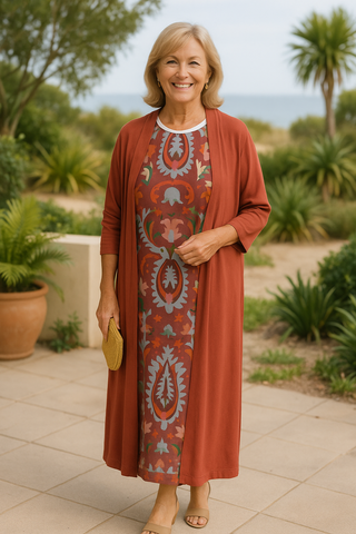Taren | Flow Kleid Ensemble – Wo Komfort auf Selbstbewusstsein trifft