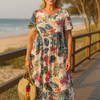 Masie | Luftiges Blumen-Maxikleid – Wo Komfort auf Selbstbewusstsein trifft (S-5XL)