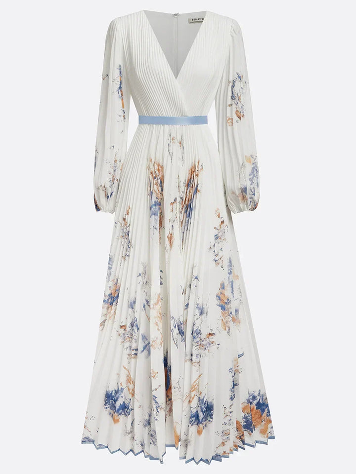 Helston | Elegantes V-Ausschnitt Kleid