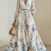 Helston | Elegantes V-Ausschnitt Kleid