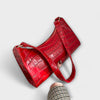 Olivia - Glänzende Lederhandtasche
