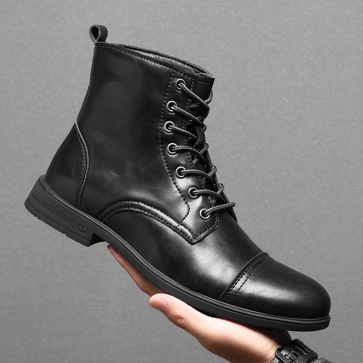 Morgan | Kunstleder Stiefeletten | Handgefertigte Schuhe