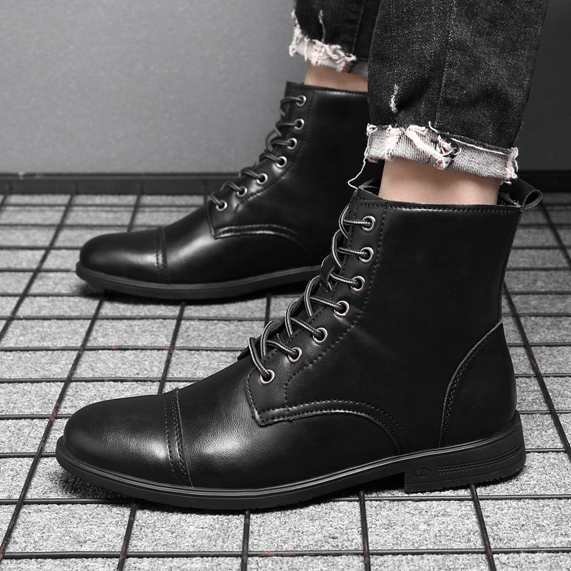 Morgan | Kunstleder Stiefeletten | Handgefertigte Schuhe