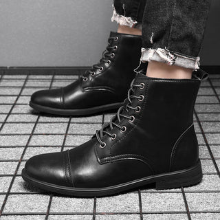 Morgan | Kunstleder Stiefeletten | Handgefertigte Schuhe