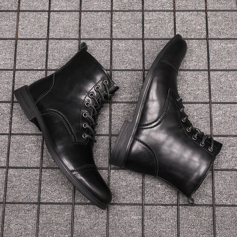 Morgan | Kunstleder Stiefeletten | Handgefertigte Schuhe