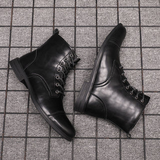 Morgan | Kunstleder Stiefeletten | Handgefertigte Schuhe