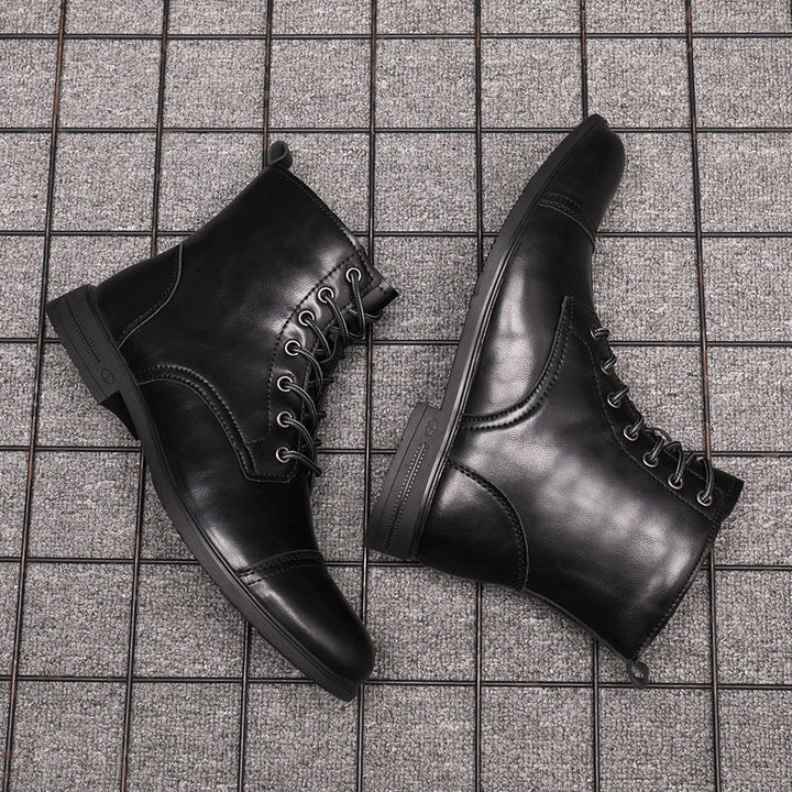 Morgan | Kunstleder Stiefeletten | Handgefertigte Schuhe