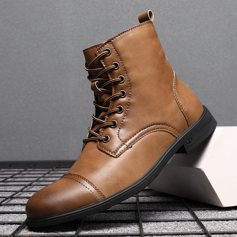 Morgan | Kunstleder Stiefeletten | Handgefertigte Schuhe