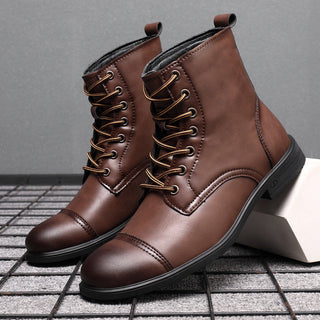 Morgan | Kunstleder Stiefeletten | Handgefertigte Schuhe