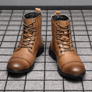 Morgan | Kunstleder Stiefeletten | Handgefertigte Schuhe
