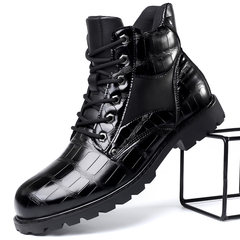 Rendell™ | Krokodilleder Stiefel | Handgefertigte Schuhe