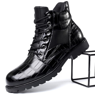 Rendell™ | Krokodilleder Stiefel | Handgefertigte Schuhe