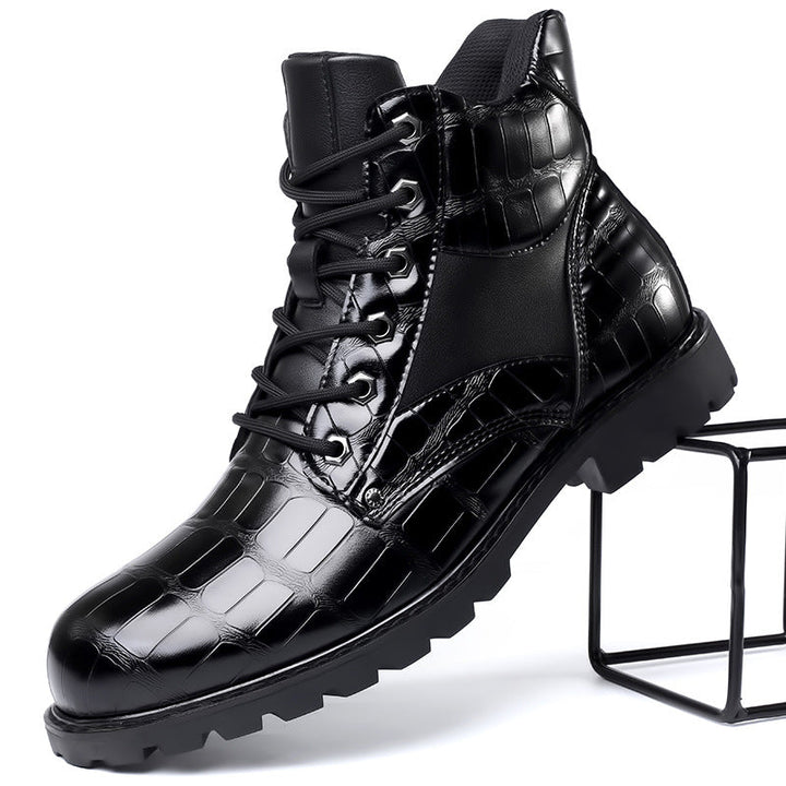 Rendell™ | Krokodilleder Stiefel | Handgefertigte Schuhe