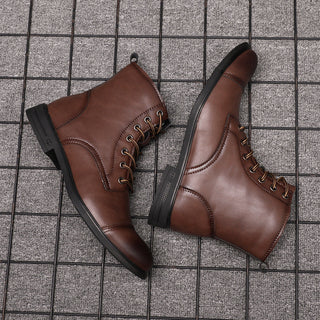 Morgan | Kunstleder Stiefeletten | Handgefertigte Schuhe