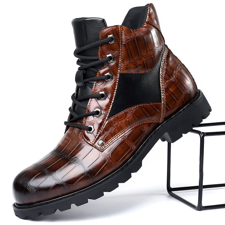 Rendell™ | Krokodilleder Stiefel | Handgefertigte Schuhe