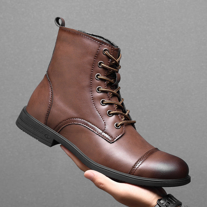 Morgan | Kunstleder Stiefeletten | Handgefertigte Schuhe