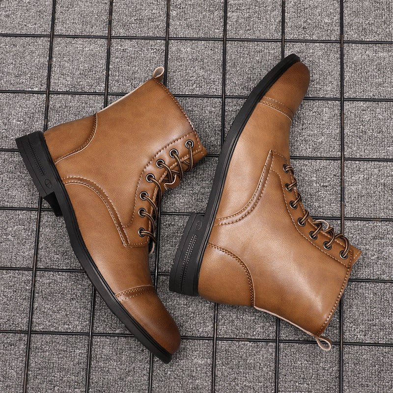 Morgan | Kunstleder Stiefeletten | Handgefertigte Schuhe
