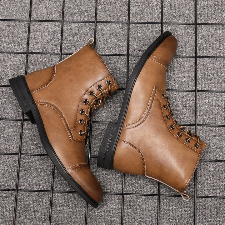 Morgan | Kunstleder Stiefeletten | Handgefertigte Schuhe