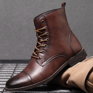 Morgan | Kunstleder Stiefeletten | Handgefertigte Schuhe