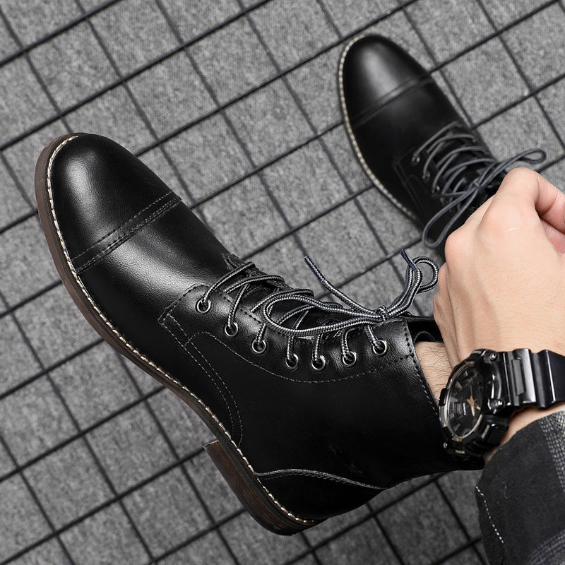 Morgan | Kunstleder Stiefeletten | Handgefertigte Schuhe