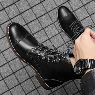 Morgan | Kunstleder Stiefeletten | Handgefertigte Schuhe