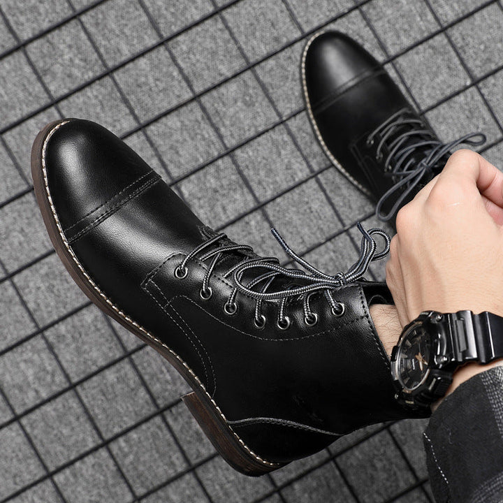 Morgan | Kunstleder Stiefeletten | Handgefertigte Schuhe