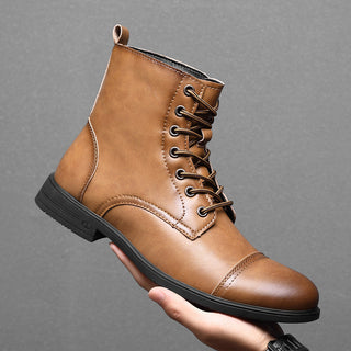 Morgan | Kunstleder Stiefeletten | Handgefertigte Schuhe