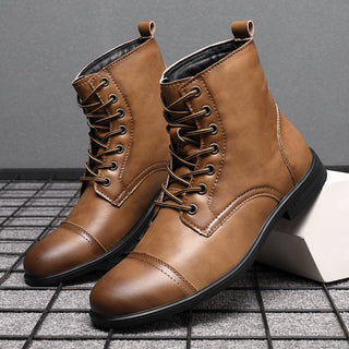 Morgan | Kunstleder Stiefeletten | Handgefertigte Schuhe