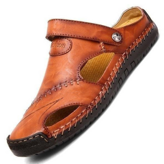 Chris™ | Orthopädische Leder-Sandalen | Handgefertigte Schuhe