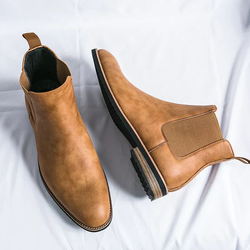 Kayden™ | Leder Chelsea-Stiefel | Handgefertigte Schuhe